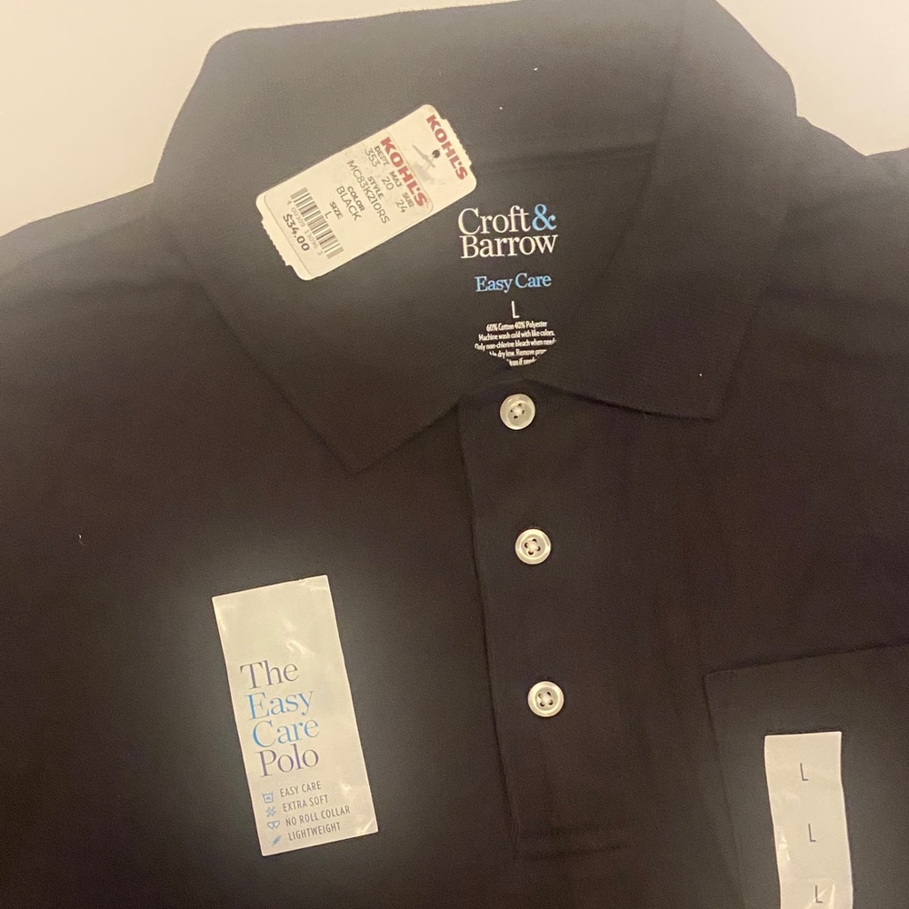 Croft & Barrow Men's Dark Polo Shirt